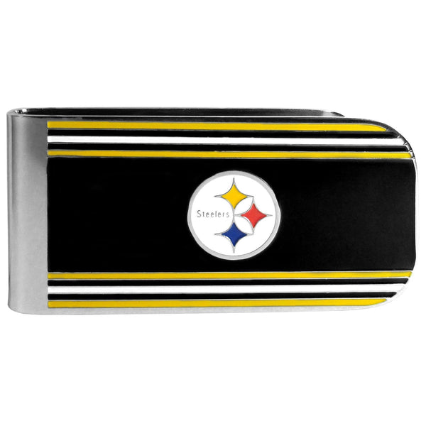Wallets & Checkbook Covers NFL - Pittsburgh Steelers MVP Money Clip JM Sports-7