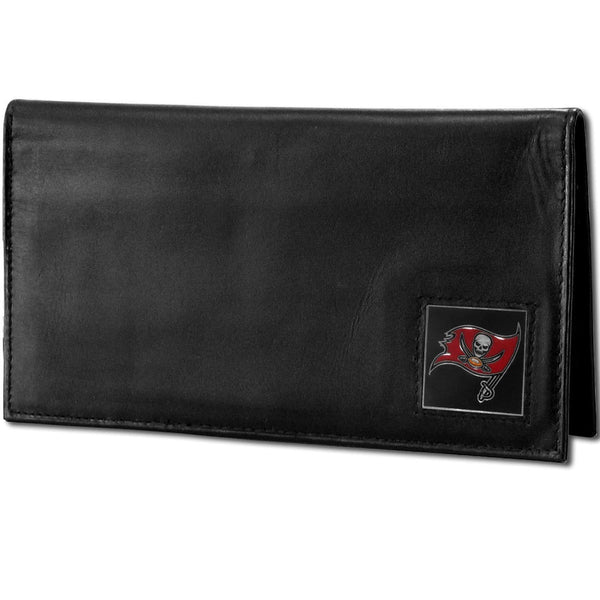 Wallets & Checkbook Covers NFL - Tampa Bay Buccaneers Deluxe Leather Checkbook Cover JM Sports-7