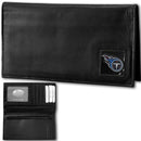 Wallets & Checkbook Covers NFL - Tennessee Titans Deluxe Leather Checkbook Cover JM Sports-7