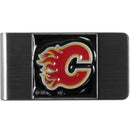 Wallets & Checkbook Covers NHL - Calgary Flames Steel Money Clip JM Sports-7