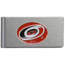 Wallets & Checkbook Covers NHL - Carolina Hurricanes Brushed Metal Money Clip JM Sports-7