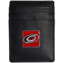 Wallets & Checkbook Covers NHL - Carolina Hurricanes Leather Money Clip/Cardholder JM Sports-7