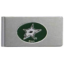 Wallets & Checkbook Covers NHL - Dallas Stars Brushed Metal Money Clip JM Sports-7