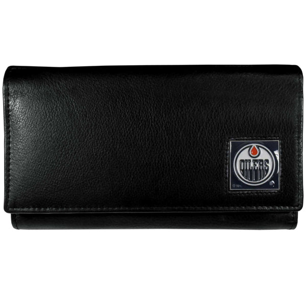 Wallets & Checkbook Covers NHL - Edmonton Oilers Leather Women's Wallet JM Sports-7