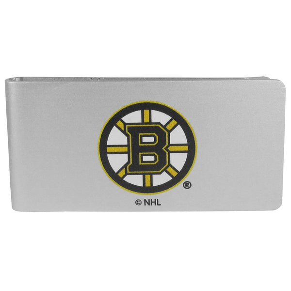Wallets & Checkbook Covers NHL Hockey Boston Bruins Logo Money Clip JM Sports-7