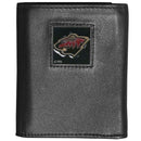 Wallets & Checkbook Covers NHL - Minnesota Wild Deluxe Leather Tri-fold Wallet JM Sports-7