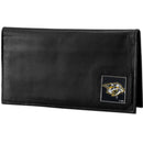 Wallets & Checkbook Covers NHL - Nashville Predators Deluxe Leather Checkbook Cover JM Sports-7