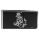 Wallets & Checkbook Covers NHL - Ottawa Senators Black and Steel Money Clip JM Sports-7