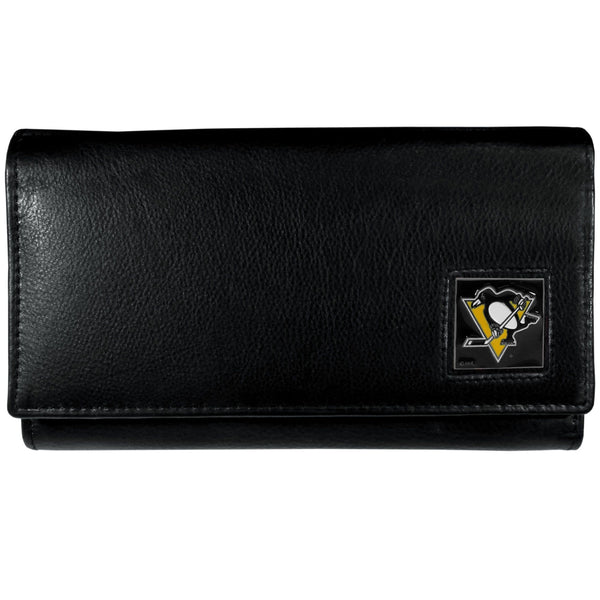 Wallets & Checkbook Covers NHL - Pittsburgh Penguins Leather Women's Wallet JM Sports-7