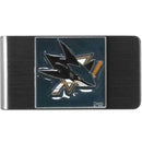 Wallets & Checkbook Covers NHL - San Jose Sharks Steel Money Clip JM Sports-7