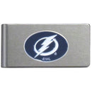 Wallets & Checkbook Covers NHL - Tampa Bay Lightning Brushed Metal Money Clip JM Sports-7