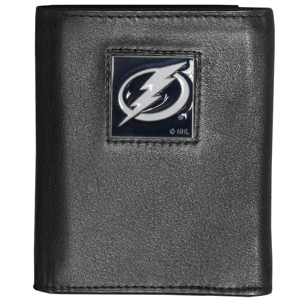 Wallets & Checkbook Covers NHL - Tampa Bay Lightning Deluxe Leather Tri-fold Wallet JM Sports-7