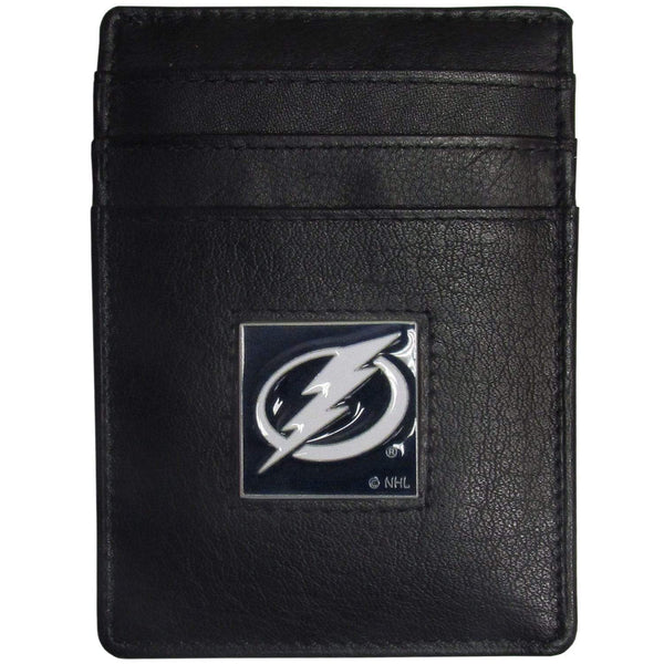 Wallets & Checkbook Covers NHL - Tampa Bay Lightning Leather Money Clip/Cardholder JM Sports-7