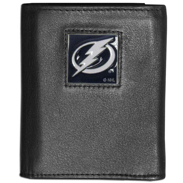 Wallets & Checkbook Covers NHL - Tampa Bay Lightning Leather Tri-fold Wallet JM Sports-7
