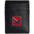 Wallets & Checkbook Covers NHL - Washington Capitals Leather Money Clip/Cardholder Packaged in Gift Box JM Sports-7