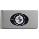 Wallets & Checkbook Covers NHL - Winnipeg Jets Brushed Metal Money Clip JM Sports-7