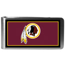 Wallets & Checkbook Covers Washington Redskins Steel Logo Money Clips SSK-Sports