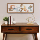 Walls Bedroom Wall Art - 32" X 1" X 12" Multi Color Wood Mdf Wall Art Panel HomeRoots