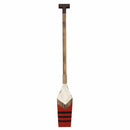 Walls Bedroom Wall Decor - 6" X 1.75" X 42" Red Nautical Oar Wall Decor HomeRoots