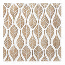 Walls Cheap Wall Decor - 15.75" X 1.18" X 15.75" Natural White Mdf Veneer Wall Decor HomeRoots