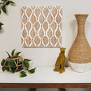 Walls Cheap Wall Decor - 15.75" X 1.18" X 15.75" Natural White Mdf Veneer Wall Decor HomeRoots