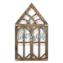 Walls Cheap Wall Decor - 20.08" X 1.57" X 36.22" Walnut Silver Mdf Iron Wall Decor HomeRoots