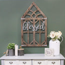 Walls Cheap Wall Decor - 20.08" X 1.57" X 36.22" Walnut Silver Mdf Iron Wall Decor HomeRoots
