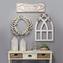 Walls Cheap Wall Decor - 24.8" X 1.38" X 22.44" White Metal Wall Decor HomeRoots