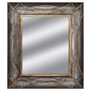 Walls Decorative Wall Mirrors - 30" X 36" X 3" Gold Wire Mirror HomeRoots