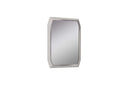 Walls Decorative Wall Mirrors - 37" X 2.2" X 49" Taupe Glass Mirror HomeRoots