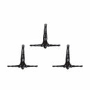 Walls Dining Room Wall Decor - 6.5" x 2.5" x 6.5" Wall Diver - Black 3-Pack HomeRoots