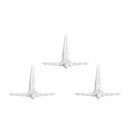 Walls Dining Room Wall Decor - 6.5" x 2.5" x 6.5" Wall Diver - White 3-Pack HomeRoots