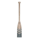 Walls Dining Room Wall Decor - 6" X 1.25" X 46.75" Gray Nautical Chevron Oar Wall Decor HomeRoots