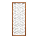 Walls Family Wall Decor - 10" X 1" X 24.5" Natural White Wood Mdf Wall Panel HomeRoots