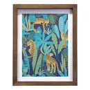 Walls Living Room Wall Art - 11" X 1" X 14" Multi Color Wood 38% Glass Mdf 2% White Cardboard Framed Art HomeRoots