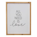 Walls Living Room Wall Art - 18" X 0.98" X 24" Natural Wood Mdf Wall Art HomeRoots