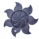 Walls Metal Wall Decor - 17'.25" X 2" X 17'.25" Turquoise, Copper and Bronze Metal Small Flower Metal Wall Decor HomeRoots