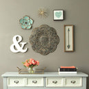 Walls Metal Wall Decor - 18" X 0.5" X 18" Brown Rustic Bronze Medallion Wall Decor HomeRoots