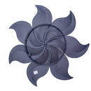 Walls Metal Wall Decor - 23'.25" X 2" X 23'.25" Turquoise, Copper and Bronze Metal Medium Flower Wall Decor HomeRoots