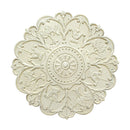 Walls Metal Wall Decor - 27" X 1.18" X 27" Shabby White Medallion Wall Decor HomeRoots