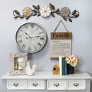 Walls Metal Wall Decor - 38" X 1.38" X 10" Multi Metal wood Wall Decor HomeRoots