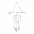 Walls Modern Wall Decor - 16.75" X 0.75" X 29" White Metal Wall Decor HomeRoots