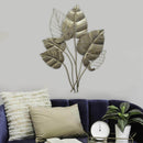 Walls Modern Wall Decor - 28" X 1.97" X 35.43" Gold Metal Wall Decor HomeRoots