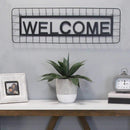 Walls Modern Wall Decor - 35.5" X 1.5" X 11.5" Black Metal Wall Decor HomeRoots