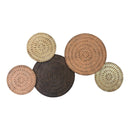 Walls Modern Wall Decor - 36.02" X 1.38" X 20.28" Multi Color Metal Wall Decor HomeRoots