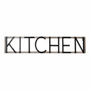 Walls Modern Wall Decor - 39.37" X 0.39" X 7.87" Black Grey Metal Wall Decor HomeRoots