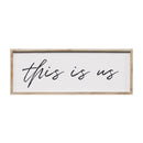 Walls Wall Art Decor 32" X 1" X 12" Natural White Wood Mdf Wall Art 3197 HomeRoots