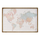 Walls Wall Art Decor - 44" X 1.5" X 30" Multi Mdf Fir Wood Wall Art HomeRoots