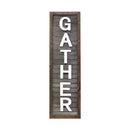Walls Wood Wall Decor - 11.81" X 1.18" X 39.37" Grey White Galvanized Sheet Fir Wood Mdf Metal Wall Panel HomeRoots
