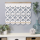 Walls Wood Wall Decor - 23.6" X 1.25" X 20.5" Natural Wood White Mdf Fir Wood Wall Decor HomeRoots
